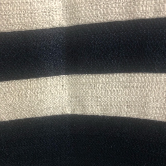 LOFT cream/navy blue skirt - Picture 5 of 5